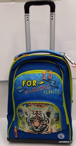 ZAINO TROLLEY WWF ANIMALI VOLPE CUCCIOLI FUCSIA