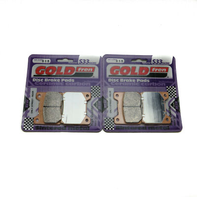 Goldfren S33 Brake Pads Front For Yamaha FZ 400 N (IKF/46K/33M) 1985
