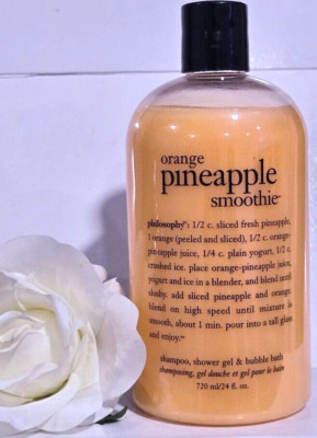 Philosophy Orange Pineapple Smoothie Shower Gel 24 oz JUMBO! ORIGINAL!