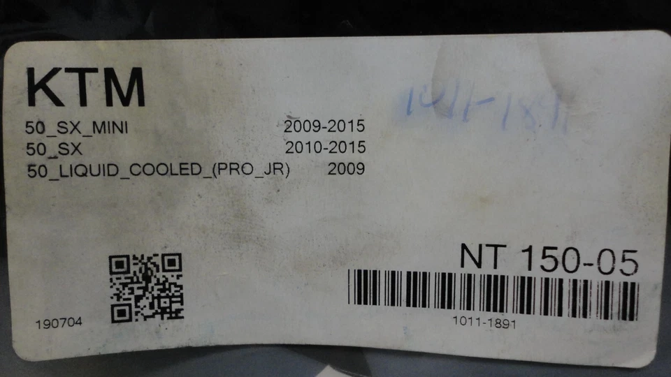 SELECCIONAR MODELOS KTM 50CC SX 2009-2024 SIN TRABAJO MARCA FILTRO DE AIRE PIEZA # 150-05 Foto 2 de 3