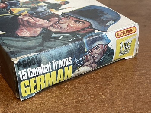 Vintage / Retro 1970s / 1980s, Matchbox WW2 German Infantry Toy Soldiers, in Box - Picture 10 of 17
