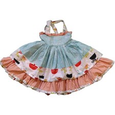 Jelly The Pug Size 18 mo Ruffled Twirl Sundress Layered Cotton Dress