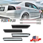 4X White Led Smoke Front Rear Side Marker Light For 07-08 Acura Tl *Type S Only* (For: Acura Tl)