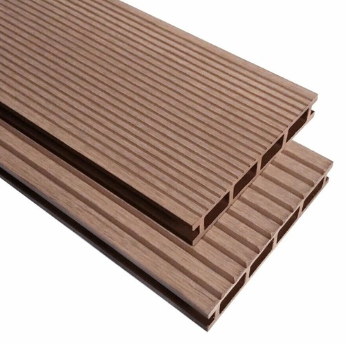 WPC Terrassendielen mit Zubeh?r 16 m2 Brown D9T2