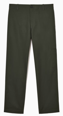 NWOT COS Straight Leg Utility Trousers Dark Khaki Olive Size 34 36 38