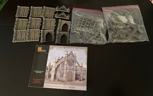 Pegasus Hobby Gothic City Building Pequeño Set 2 Piezas BX-O