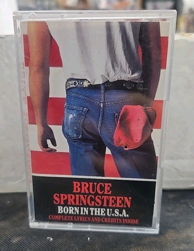 Born In The U.S.A. Bruce Springsteen, 1984 Cassette Tape w/ Lyrics, CBS πΊπΈ