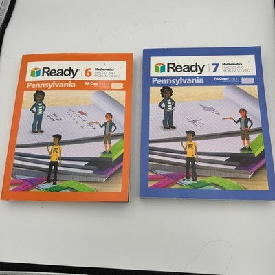 Ready Pennsylvania Grade 6 & 7 Math Practice Workbooks PA Core Edition Set