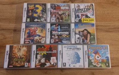 Lot 10 Boitiers De Remplacement / Jeux Nintendo Ds - Photo 1/4