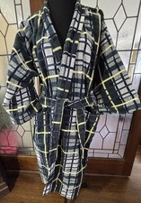 Nautica men s Plaid bathrobe 100 Cotton