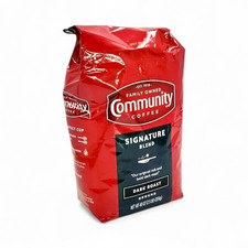 Community Coffee Dark Roast Ground Coffee, Signature Blend - 40 oz 7.55 per pound