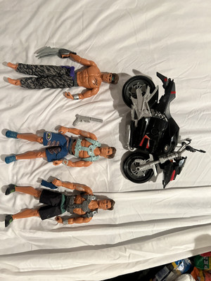 Max Steel Lot Action Figures motorcyle 12