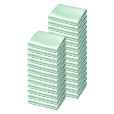 100pcs Light Green Satin Chair Decor Ribbons 7x108inch Full-Firm Bow Ties