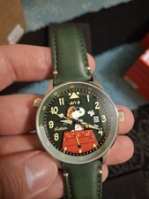 AVI-8 Peanuts McKellar Dual Time Snoopy Watch...