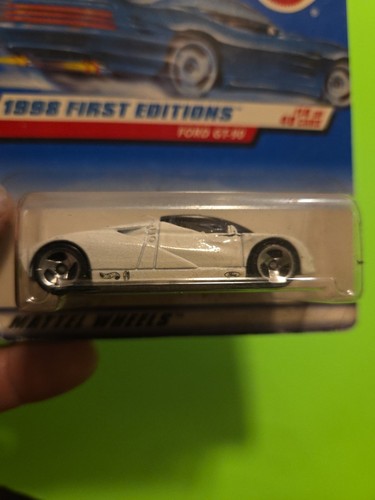 Hot Wheels 1998 primeras ediciones #14/40, Ford GT-90, blanco, coleccionista #668 - Imagen 2 de 10