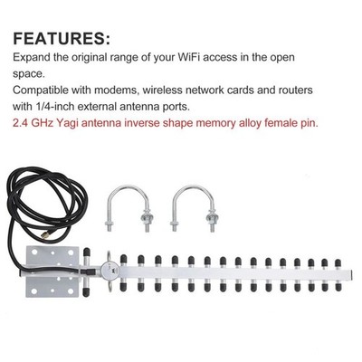 Maximize Your Internet Connection Outdoor 2 4GHz Directional Antenna at 25dBi