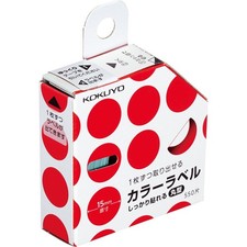 Label Color Label Round Strong Adhesive Case 15mm Red Ta-R70-42R