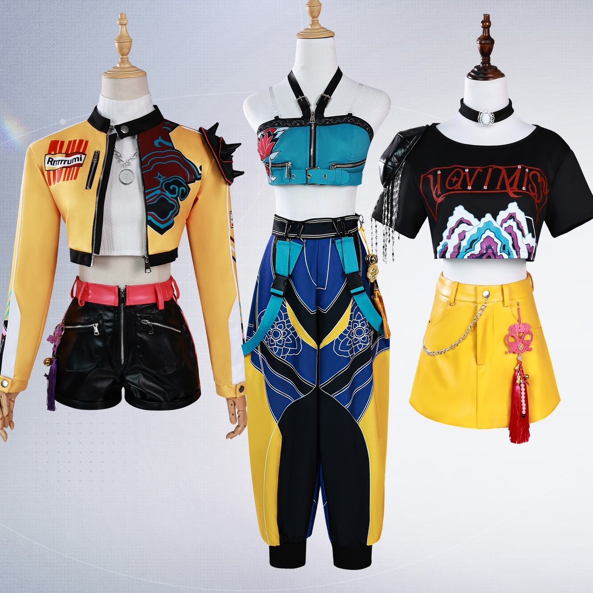 Kids Mira Rumi Zoey Stage Cosplay Girls Group Idol Costume Full