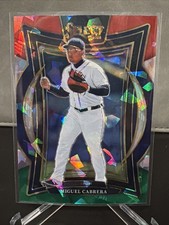 Miguel Cabrera - Red & Green ICE Prizm - 2025 Panini Select Baseball SP #67