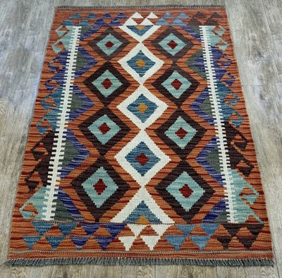 Teppich KELIM ORIGINAL Farbe: Multi; Größe: 88 x 126 cm | Handgearbeitet