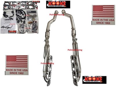 Kooks 1-7/8 green catted long tube headers kit 2018-21 Jeep GC Trackhawk Hellcat