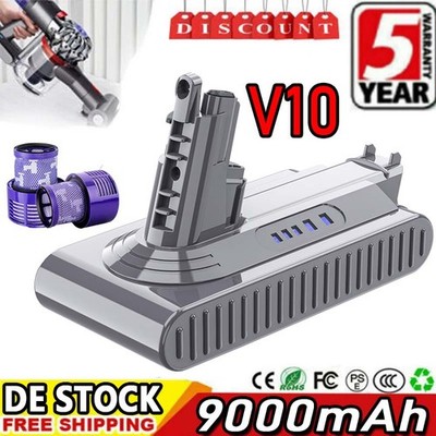 9000mAh Für Dyson V10 SV12 25.2V Animal Absolute Akku Motorhead Fluffy Akku