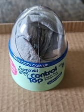 Vintage Summer L'eggs Leggs Pantyhose Sheer Toe Dove GREY Size B Egg