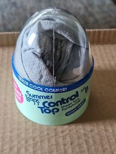 Vintage Summer L'eggs Leggs Pantyhose Sheer Toe Dove GREY Size B  Egg