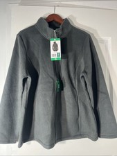 Eddie Bauer Women's Full Zip Fleece Jacket Gray