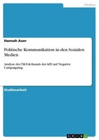 Hannah Auer | Politische Kommunikation In Den Sozialen Medien | Taschenbuch