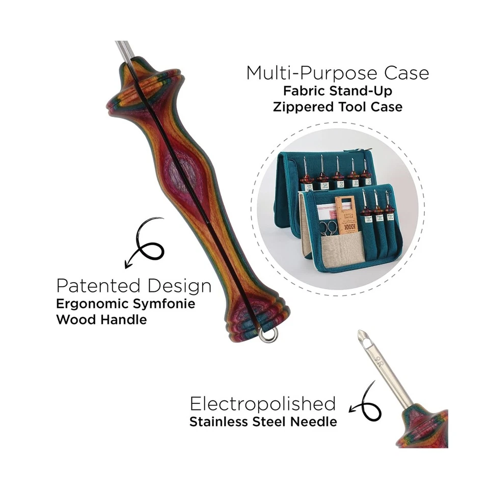 The Oxford Punch Needle Complete Set- 8 Sizes | Ergonomically Designed Colorf... - Image 2 of 4