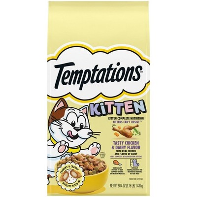 Tasty Chicken & Dairy Flavor Dry Cat Food For Kittens, 3.15 Lb Bag