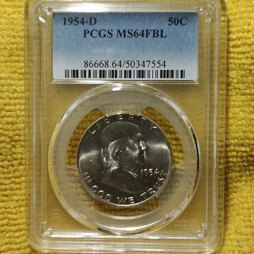 1954-D Franklin Half Dollar — photo from the most recent tracked eBay sale