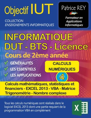 Patrice Rey | dut informatique - calculs numeriques (tome 4) | Taschenbuch