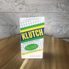 1 KLUTCH DENTURE ADHESIVE POWDER SEALED SUPER HOLD ORIGINAL FORMULA 1.75oz