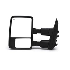LH Towing Mirror 08-16 F250-550 SD Power Heated Amber Signal Telescoping Black
