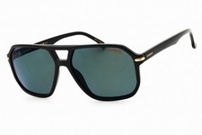 Image of Carrera CA 302/S/US 02M2 Q3 Men’s Sunglasses Rectangular Black Gold Grey