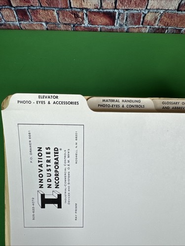 Vintage Innovation Industries Photoelectrics Catalog Brochure Manual, Roswell NM - Foto 3 di 12