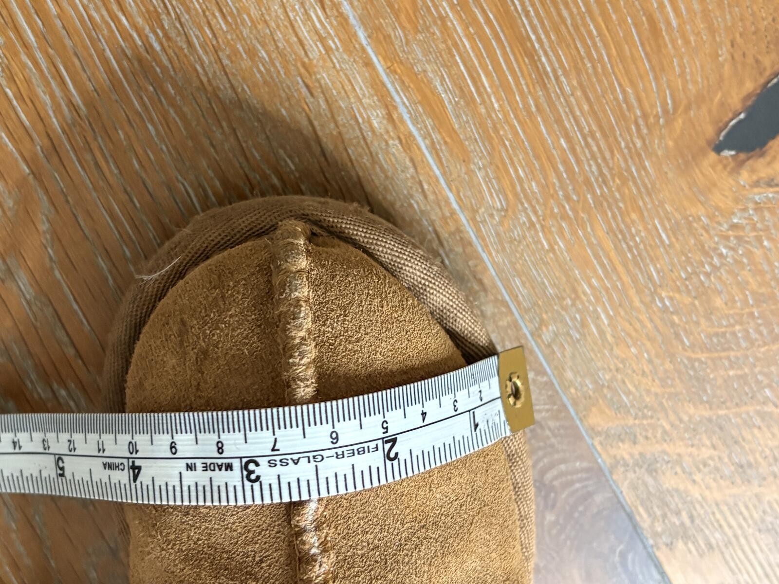 UGG Chestnut Brown Suede Cozy Shearling Lined Slippers Kids Size 27 / 11 image 6