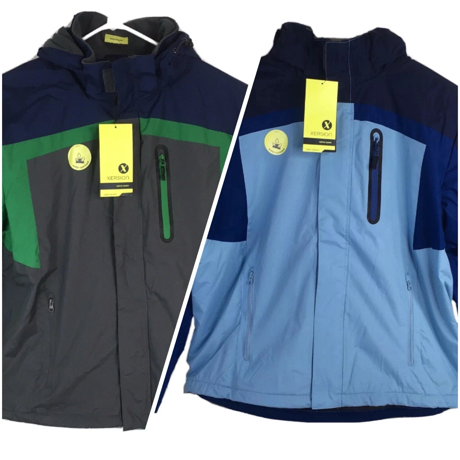 Xersion Men's 2XL Water Resistant Midweight Jacket Coat *Choose Color* MSRP $120