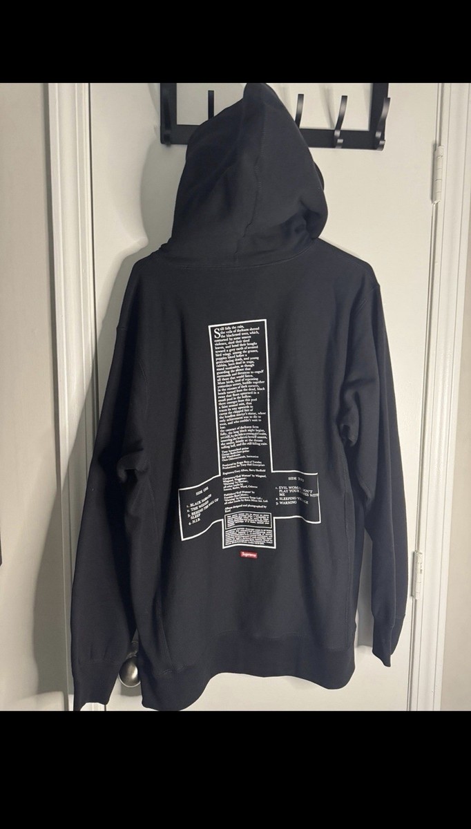 Supreme Black Sabbath Pullover Hoodie Black XL | eBay