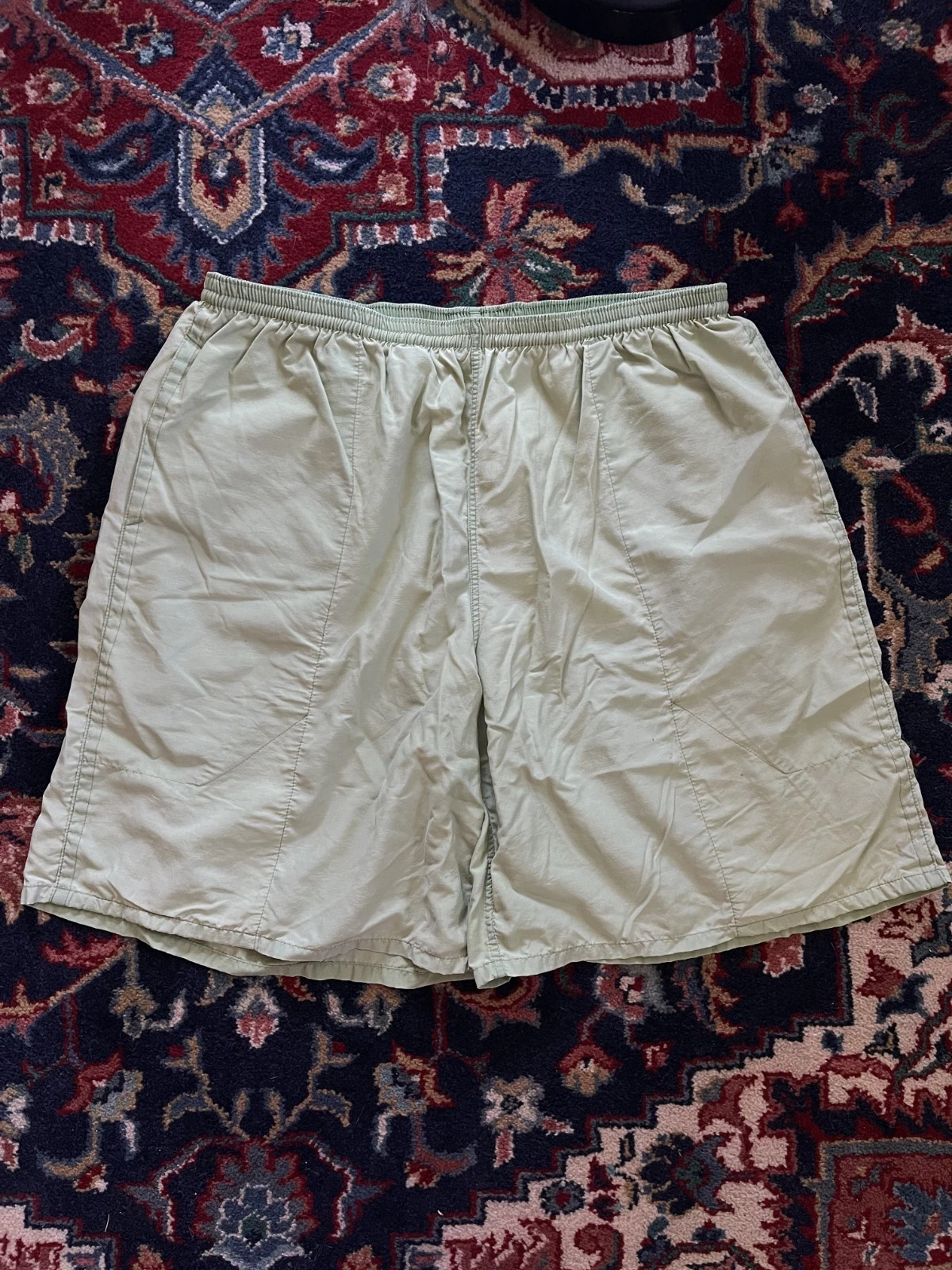 VTG Patagonia Baggies Shorts Men's XL Light Green Swim Hiking
Opens in a new window or tab