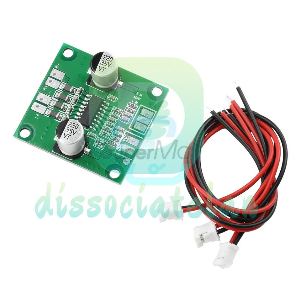 2x40W Mini Digital Power Amplifier Board CS8673E Audio Power Amplifier Module - Bild 2 von 4