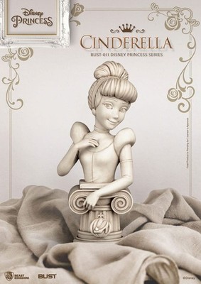 Disney Princess Series PVC Cindarella Bust 15cm Beast Kingdom Toys