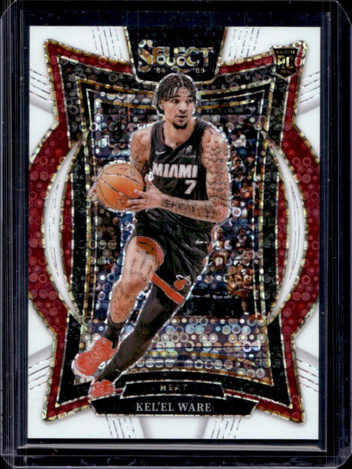 2024-25 Select Kel'el Ware Concourse White Disco Prizm RC #/75 Heat