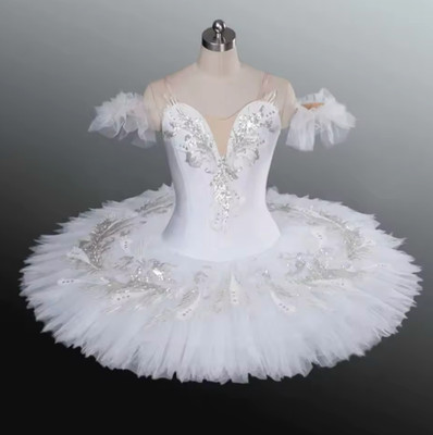 Klassisches professionelles Ballett Tutu Erwachsene Kinder weiß Tutu Ballett Tanz Kostüm