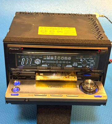 Carrozzeria FH-P077MD 2DIN MD/CD/FM/AM Car Audio w/ Cable – Tested