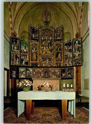 10250783 - 5982 Affeln Flandrischer Schnitzaltar in St. Lambertus Rueckseite