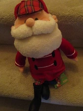 NEW ISLAND MISFIT TOYS RUDOLPH RED NOISE REINDEER SANTA CLAUS PLUSH 14"