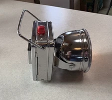 Working NOS? Keystone Vintage Chrome Bicycle Headlight Made in Hong Kong